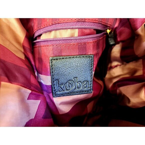 Kooba Shoulder Strap Black Pebbled Leather Everette Handbag 16"x14" - Picture 11 of 16